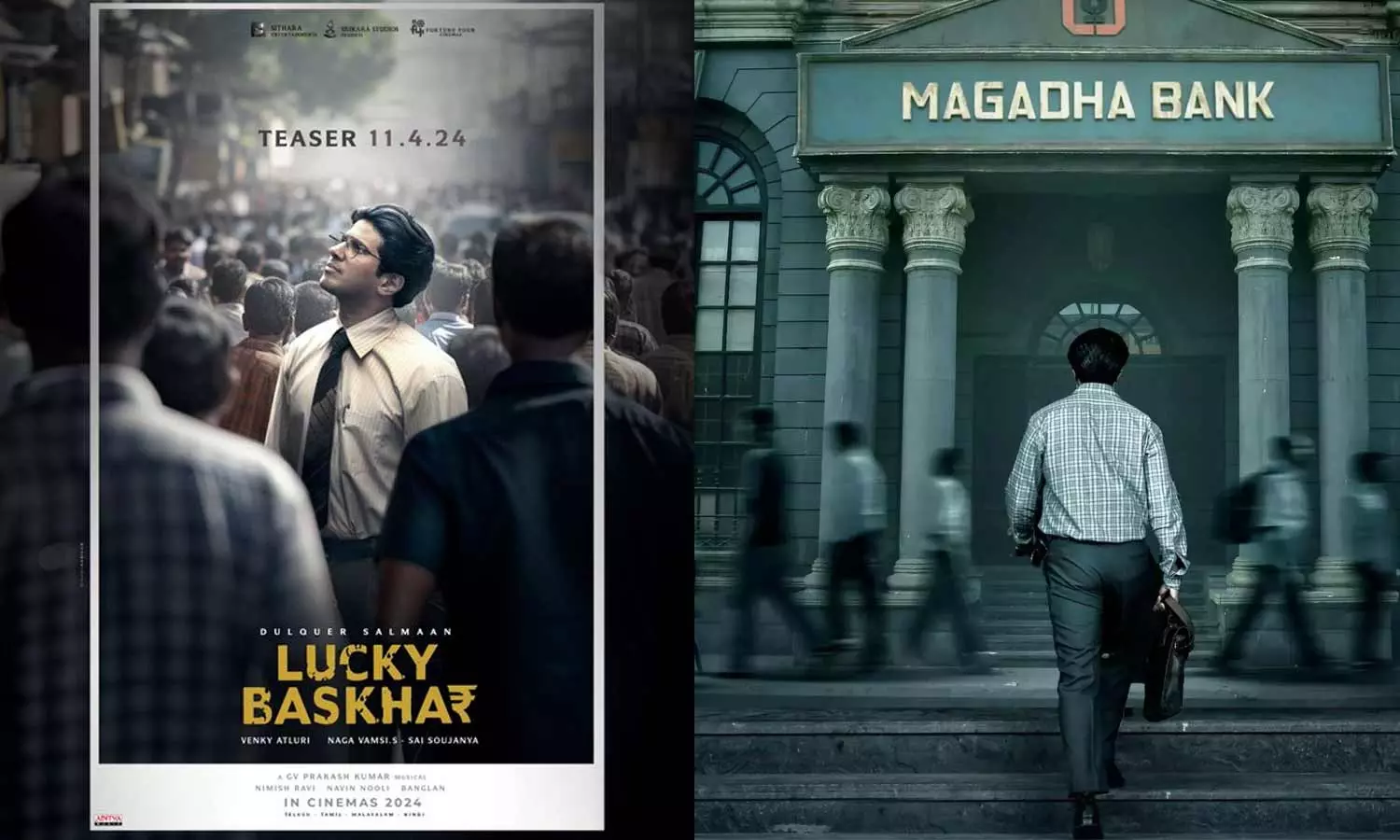 Lucky Baskhar Teaser time locked, Dulquer Salmaan new avatar?